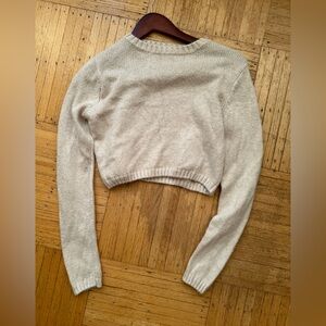 Cropped Garage pull over sweater